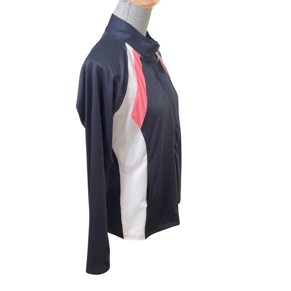 Sport Haley Lightweight Jacket Medium Navy Blue, Pink & White - Picture 5 of 11